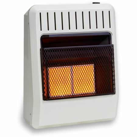 Avenger Dual Fuel Ventless Infrared Gas Space Heater With Base Feet - 20 FDT2IRA
